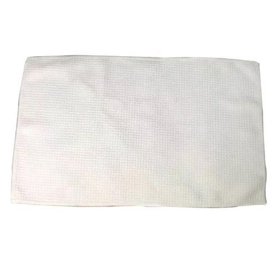Tissu de toilette de thé à base de waffle blanc sublimation Tissu de cuisine vierge pour impression sur mesure