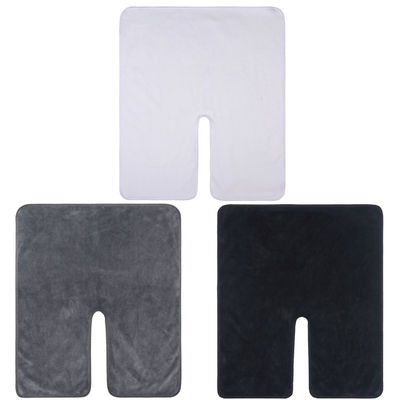 Logo personnalisé en microfibre salon de beauté spa serviette faciale 40 * 50cm ou taille personnalisée
