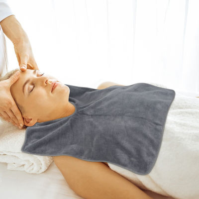 Logo personnalisé en microfibre salon de beauté spa serviette faciale 40 * 50cm ou taille personnalisée