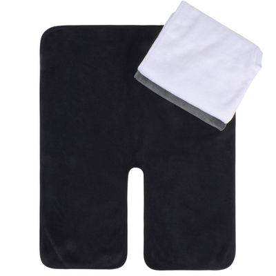 Logo personnalisé en microfibre salon de beauté spa serviette faciale 40 * 50cm ou taille personnalisée