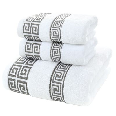 450gm 100% coton doux Lint gratuit Box de luxe cadeau serviettes de bain ensemble pour la maison hôtel Spa