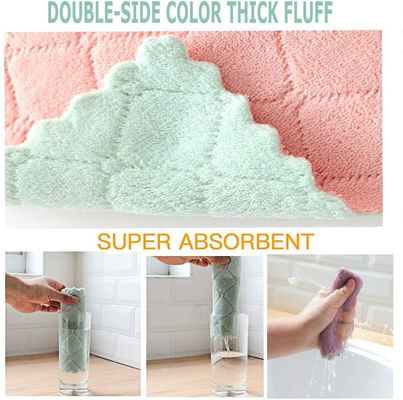 10pcs serviette en mélange de coton pour le nettoyage domestique absorbant et ustensiles de table antiadhésifs