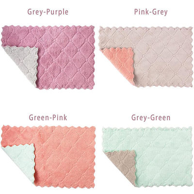 10pcs serviette en mélange de coton pour le nettoyage domestique absorbant et ustensiles de table antiadhésifs