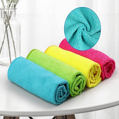 80% polyester 20% polyamide Microfibre serviette pour le lavage des voitures et les serviettes de nettoyage de cuisine