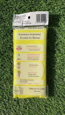 Rouleau exfoliant serviette de bain toilette de lavage japonaise 60% nylon 40% polyester pour adultes