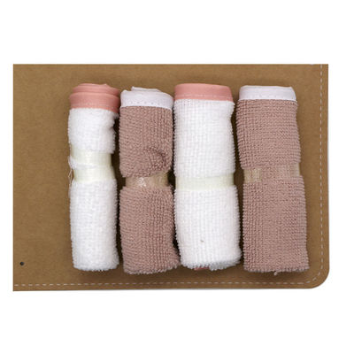 Home Baby Bath Set 6 pièces avec éponge à serviette à capuche douce et chiffon inclus