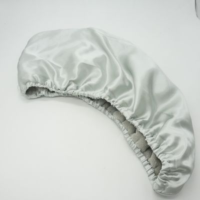 Tissu de coupe de cheveux en soie à double couche teintée pour séchage professionnel