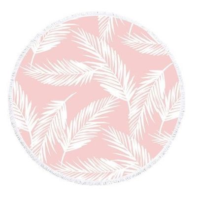 Une serviette de plage en coton turc en couleur et taille personnalisées avec impression personnalisée