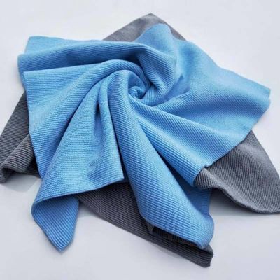 80% polyester 20% polyamide Microfibre serviette pour le lavage professionnel des voitures et le détail
