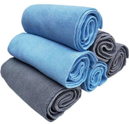 80% polyester 20% polyamide Microfibre serviette pour le lavage professionnel des voitures et le détail