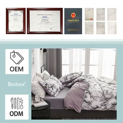 Hôtel de luxe équipé de draps de lit en coton lit ensemble en AU/UE/US et tailles personnalisées