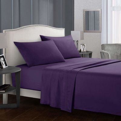Impression à écran rotatif de lit en tissu de microfibre souple 2 PCS par ensemble pour votre chambre