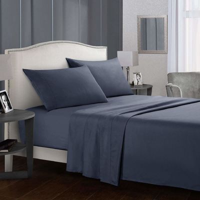 Impression à écran rotatif de lit en tissu de microfibre souple 2 PCS par ensemble pour votre chambre
