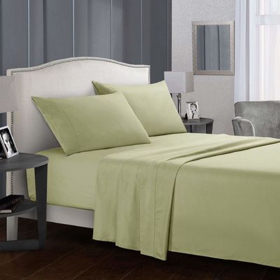 Impression à écran rotatif de lit en tissu de microfibre souple 2 PCS par ensemble pour votre chambre