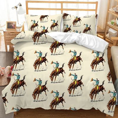 Couverture personnalisée de couette pour lit jetable