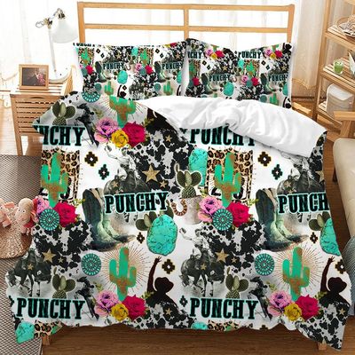 Couverture personnalisée de couette pour lit jetable