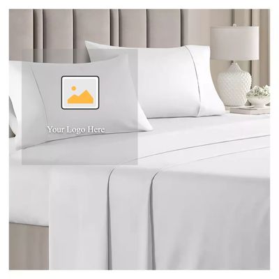 Couverture de couette brodée de luxe de style européen et américain 400TC