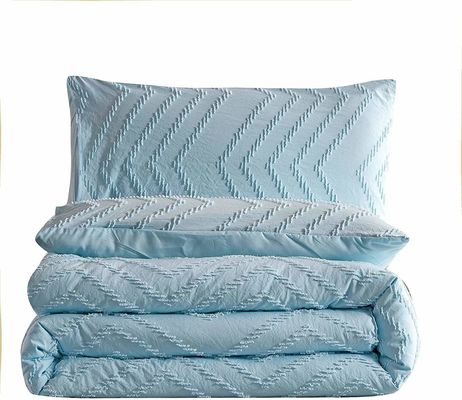 Hôtel/Maison/Hôpital 22 pièces de draps en microfibre avec des rideaux assortis
