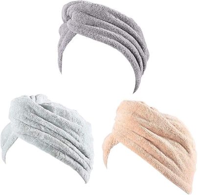 Terme de paiement T/T BSCI Microfibre pour cheveux enveloppement de serviette pour cheveux femmes Magic séchage rapide des cheveux serviette