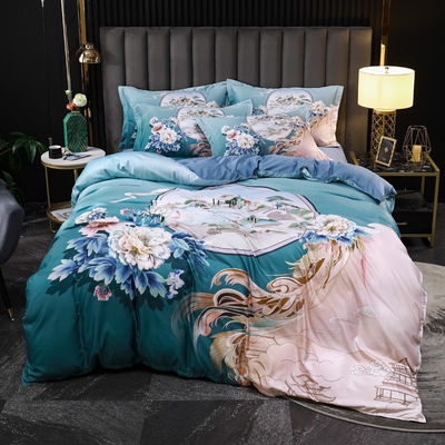 Des draps à la mode en tencel lavé, des ensembles de linge de lit, des ensembles de lit écologiques et doux