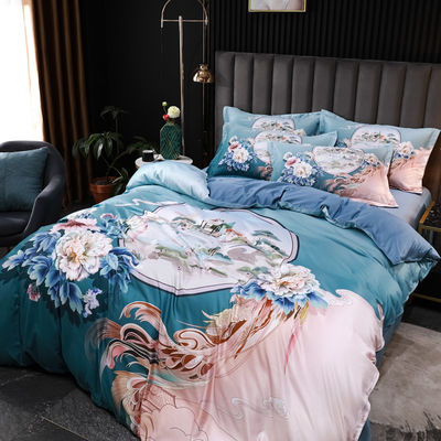 Des draps à la mode en tencel lavé, des ensembles de linge de lit, des ensembles de lit écologiques et doux