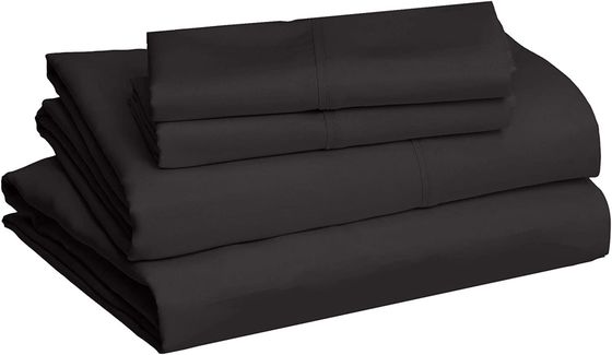Le lit en 4 pièces en microfibre durable avec poches profondes de 14 pouces