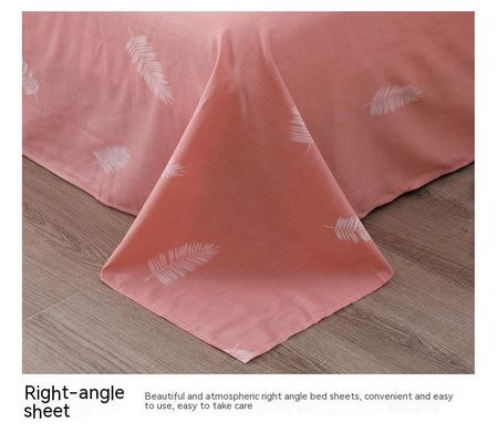 Couleur personnalisée Lit de lit de luxe Couverture de lit pour 4 pièces